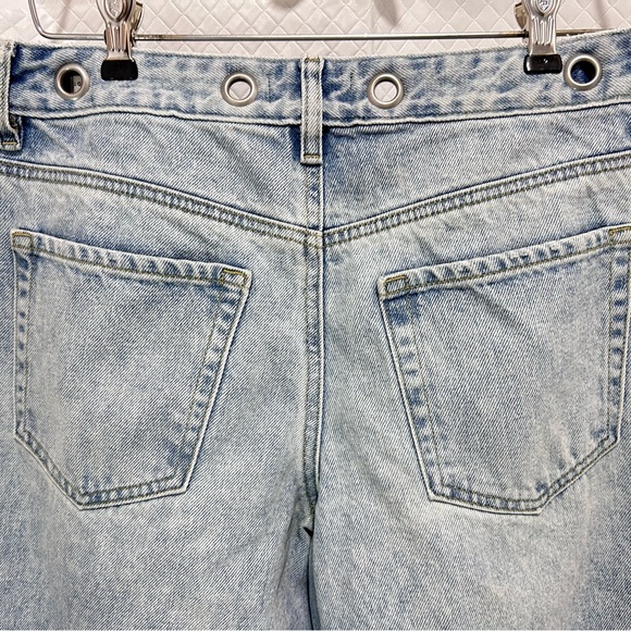 PacSun Light Wash low-rise Baggy Cropped Jeans - Picture 6 of 7